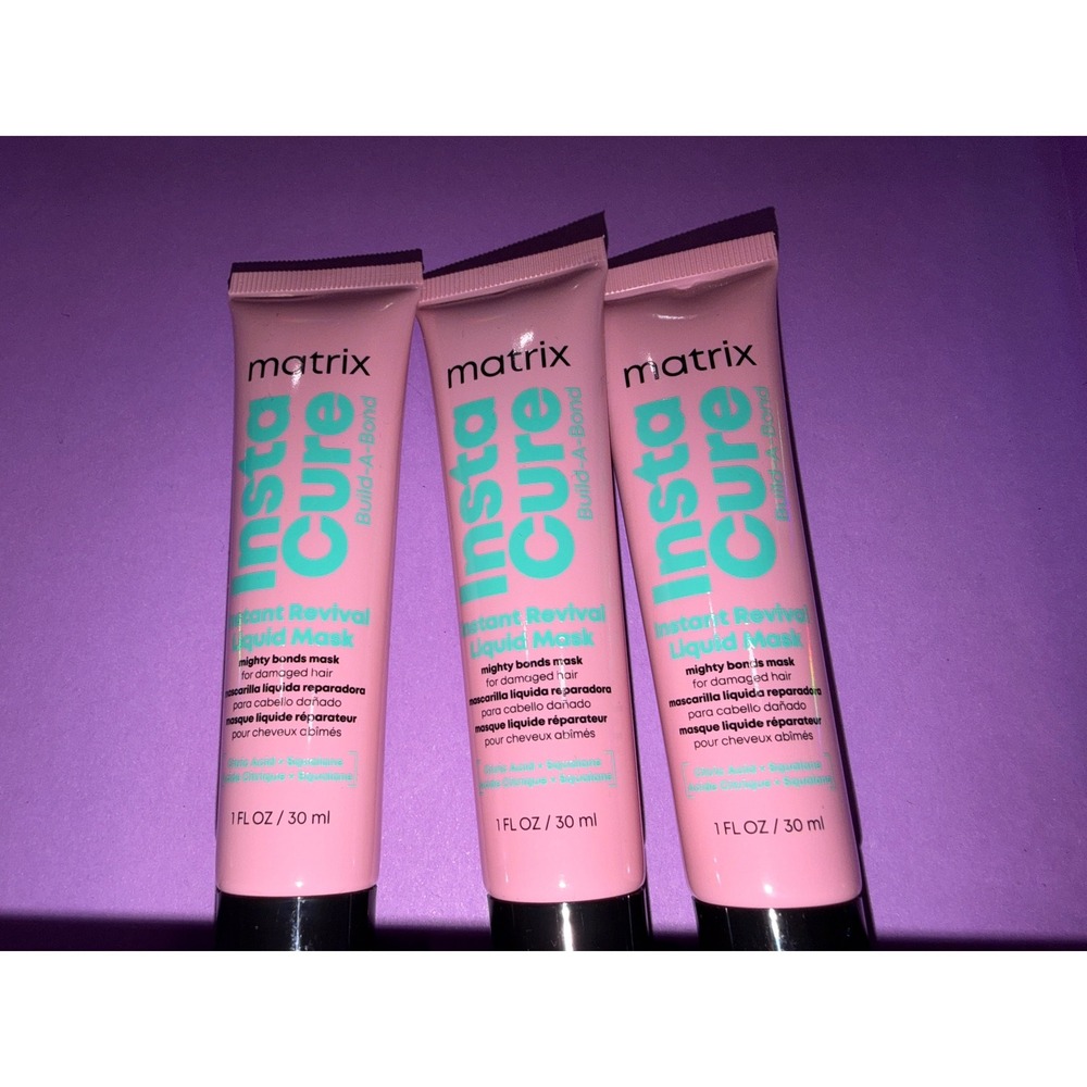 Matrix Insta Cure Build a Bond Liquid Mask 3 Pack Travel Repairing hair care